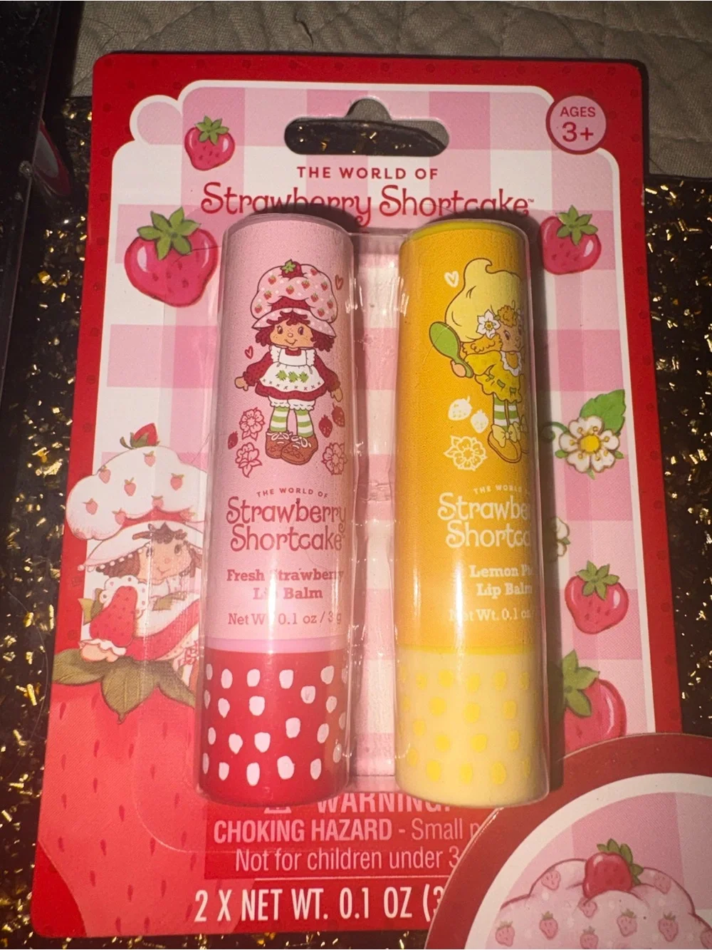 Strawberry Shortcake Strawberry Scented Sugar Lip Scrub - Pink